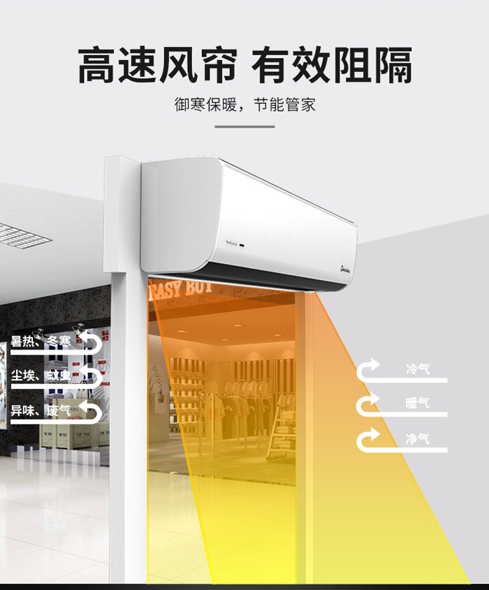 高速風(fēng)簾，有效阻隔