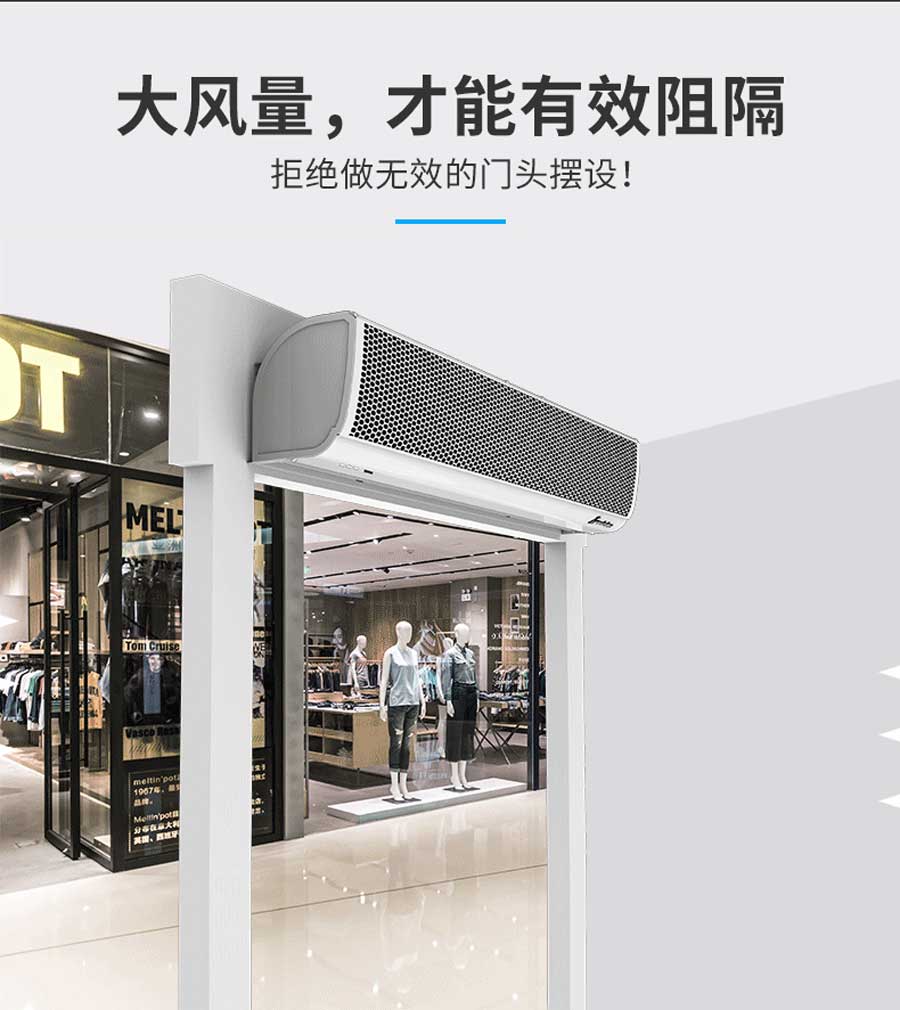 大風量，才能有效阻隔